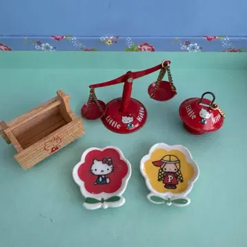 산리오 레트로 리틀 키티 미니어처 컬렉션 5종 미니 램프 등