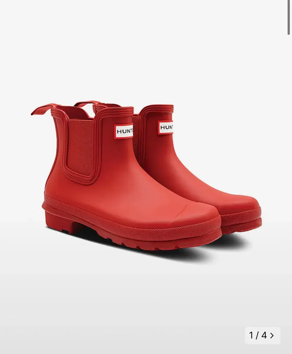 Hunter Military Red Rain Boots (New)