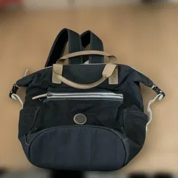 블랙 캔버스 럭색/백팩