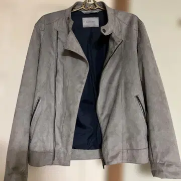 ZARA MAN 그레이 점퍼 스웨이드 스타일