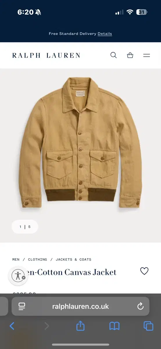 RRL Linen Jacket XL
