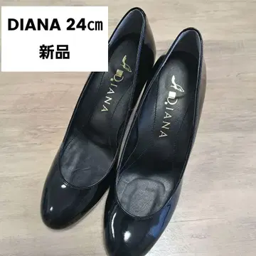 DIANA 블랙 하이힐 펌프스