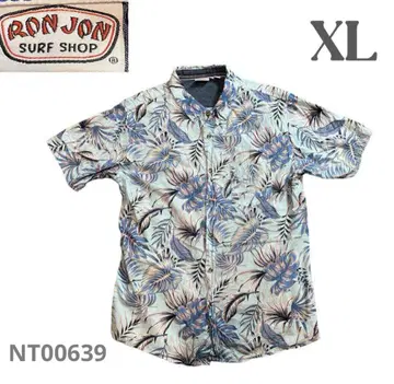 RON JON SURF SHOP 프린트 셔츠 반팔 XL