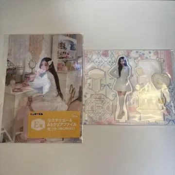 ILLIT 에니마이 복권 원희 아크릴 스탠드 클리어 파일