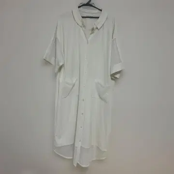 SUMI STYLE 화이트 셔츠 원피스 반팔