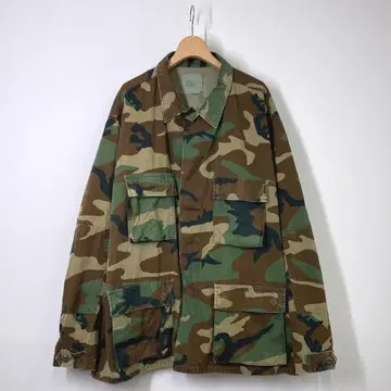 US ARMY BDU 카모플라주 셔츠 자켓 XL 사이즈 그린