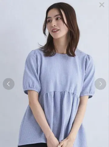 축구 개더 페플럼 풀오버 티셔츠 로얄 블루
