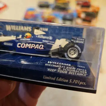 WILLIAMS BMW FW25 미니카 한정판