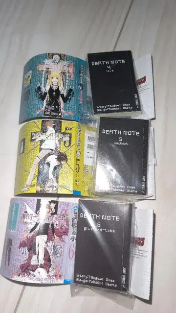 DEATH NOTE 데스노트 콩 도서 가챠가챠 4 5 6