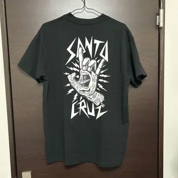 SANTA CRUZ 그래픽 티셔츠 블랙