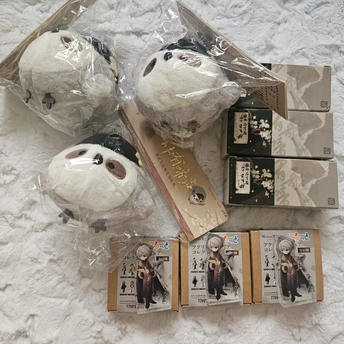 [Set] Reverse: 1999 Winter Acrylic Corotto Tapestry Blue Tit Doll Sealed