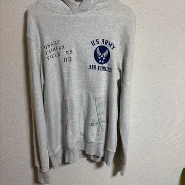 U.S. ARMY AIR FORCES 그레이 후드티 M