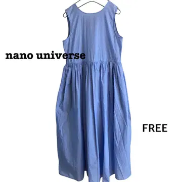 nano universe TR 큐프라 개더 원피스 FREE 블루