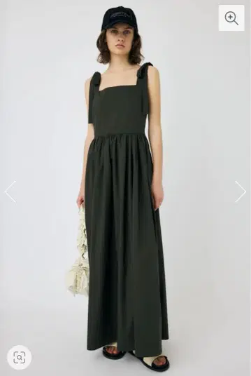 MOUSSY SHOULDER RIBBON LONG 원피스 쉘터
