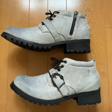 semantics 그레이 숏부츠 지퍼