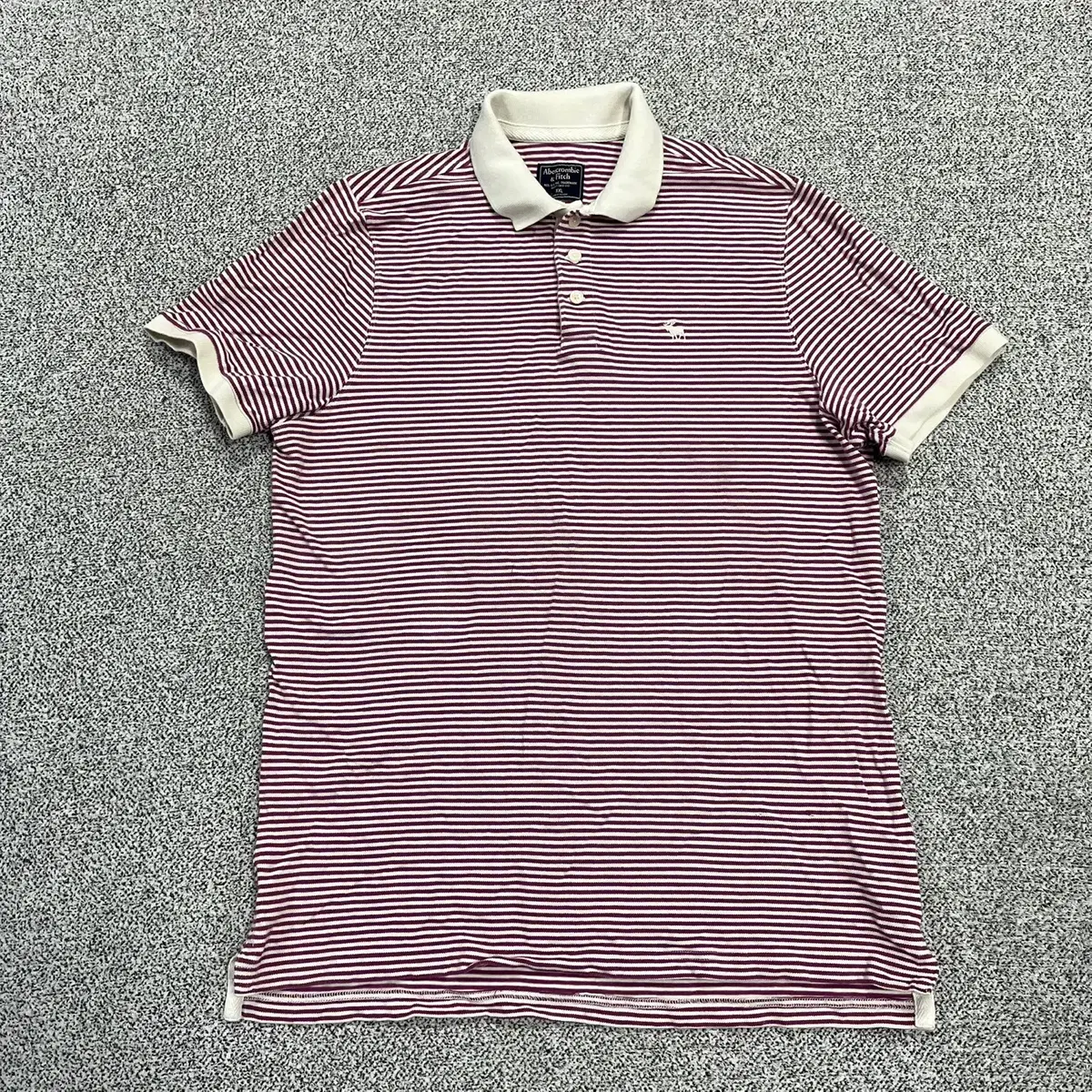 [XXL] Abecrombie & Fitch Men's Striped Short Sleeve kara T-shirt 0507H