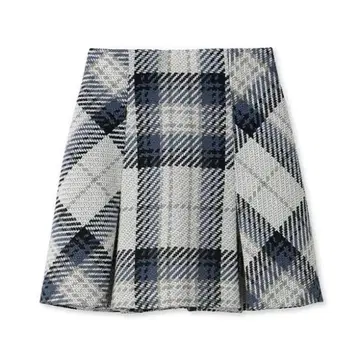 SNIDEL 로빙 체크 미니 스커트