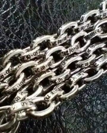 새상품 약 60cm 페이퍼 체인 silver925