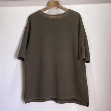 comm.arch. 린넨 코튼 맨투맨 반팔 3 브라운 콤 아치
