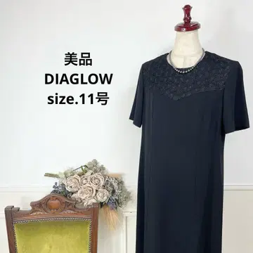 K 새상품급 DIAGLOW 블랙 포멀 상복 원피스