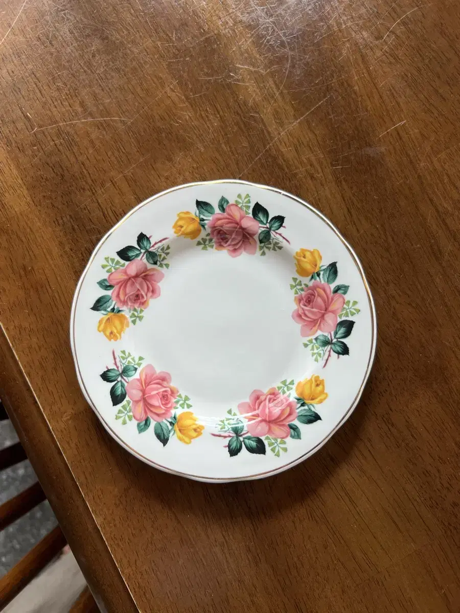 영국 빈티지 디저트 접시 16cm