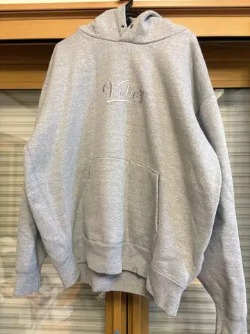 Keboz 후드 부착 맨투맨 그레이 SIZE:2XL
