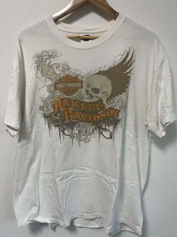 Harley-Davidson T셔츠 화이트 할리 T