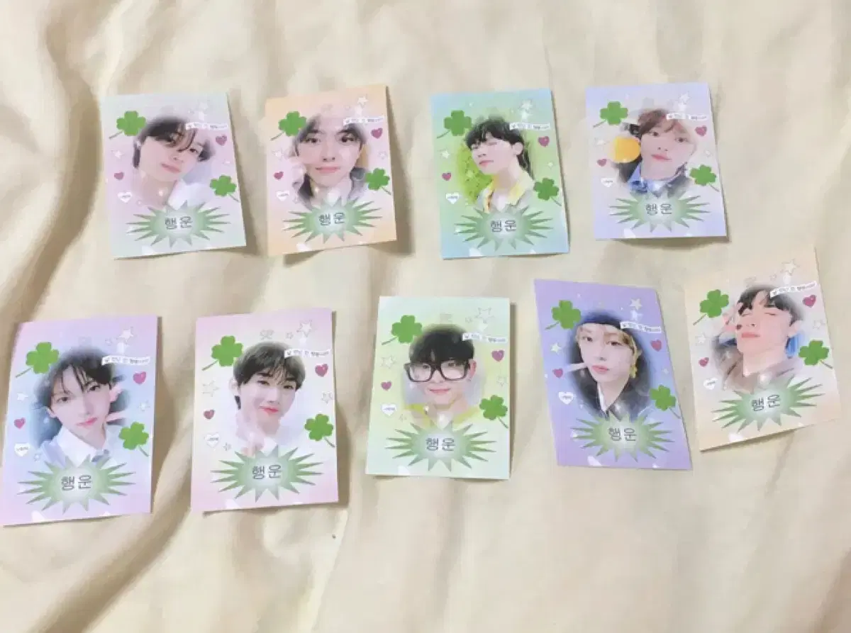 &team Lucky Sticker Unofficial Goods Photocard Poca Album Purikura