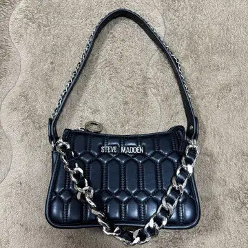 STEVE MADDEN 핸드백 체인 퀼팅 블랙