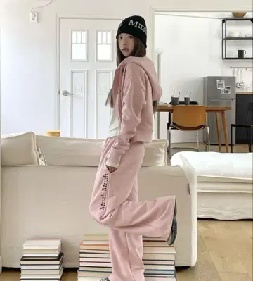 muah muah 셋업 핑크