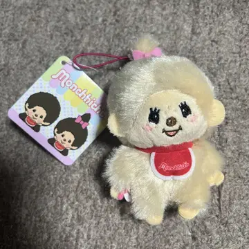Monechhichi 봉제 인형 스트랩 포함 약 10cm