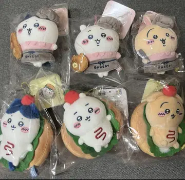 치이카와 치이카와 베이커리 한정판 샌드 마스코트 스태프 마스코트 6종