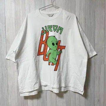 jieda 지에다 반팔 티셔츠 에이리언 빅 실루엣 B1