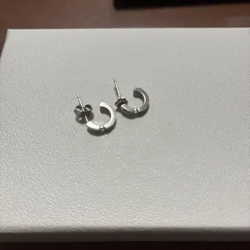 실버 귀걸이 다이아