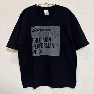 인기 Snap-on 블랙 티셔츠 특별 가격 L 사이즈 구제 의류 스트릿