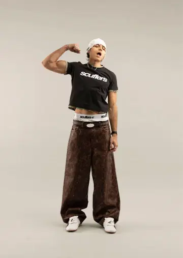 scuffers CAMEO BLACK TOP 티셔츠 스커퍼스