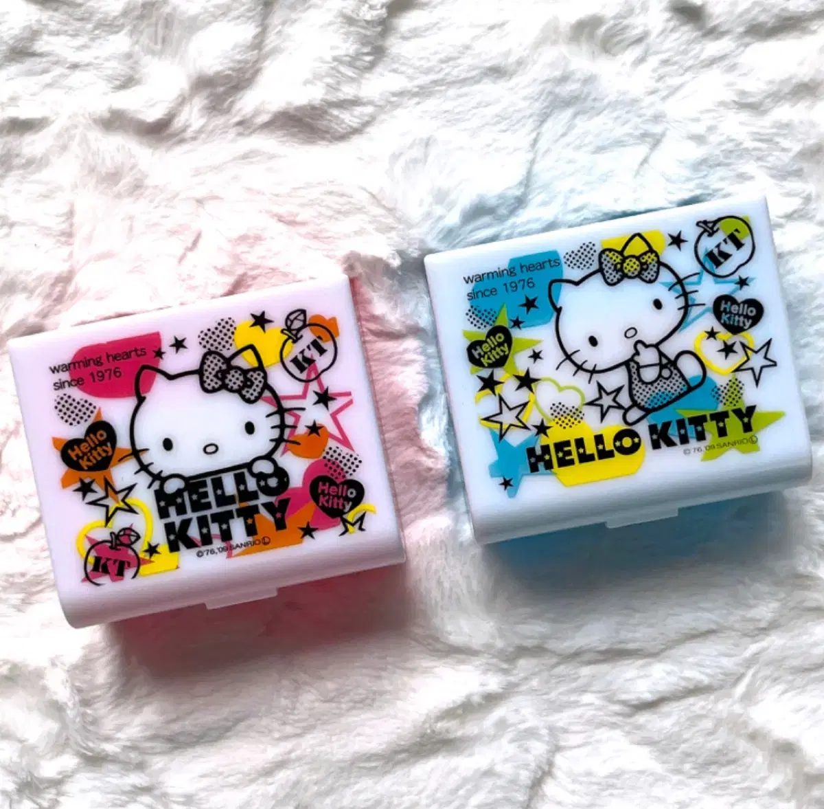 Vintage Kitty Trinket Box Mini Case 2 Types