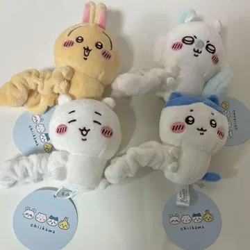 치이카와 봉제 인형 스크런치 4종 세트 컴프 세트