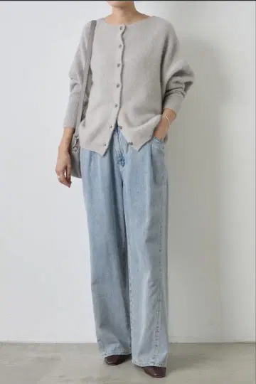 라이트 블루 스트레이트 데님 캐주얼 코디 남성 바지 여성 팬츠