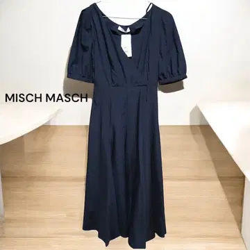 '새상품' MISCH MASCH 네이비 랩 원피스