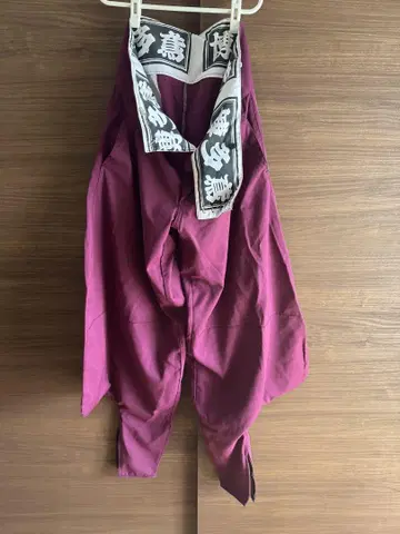 하카타 토비 울트라 탱크 보라색 하프 팬츠 6 버튼 포함
