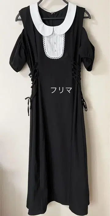 유메텐보 DearMyLove 디어마이러브 오픈 숄더 원피스 블랙
