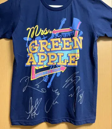 Mrs. GREEN APPLE 앙상블 투어 친필 사인 포함 티셔츠