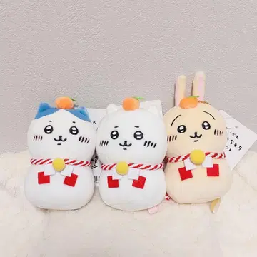 치이카와 모치모치 마스코트 치이카와 하치와레 토끼 가가미모치 우체국