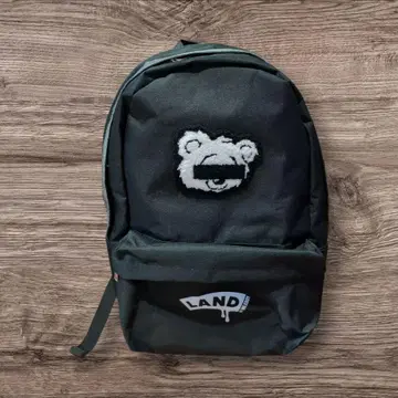 랜드바이 밀크 보이 백팩 백팩 베어 곰 와펜 블랙