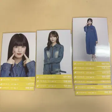 노기자카46 브로마이드 데님 원피스