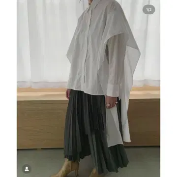 CLANE 클라네 셔츠 블라우스 사이드 리본