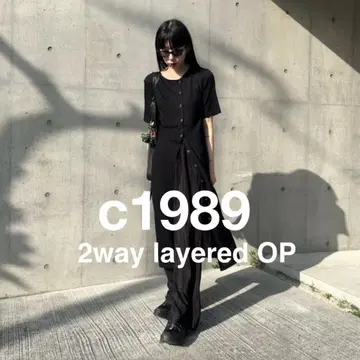 c1989 2way 레이어드 OP 레이어드 원피스