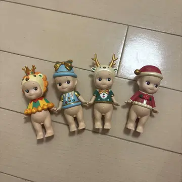 컬러풀 동물 코스튬 인형 4종 세트