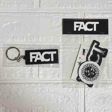 FACT 키링과 스티커 세트 미개봉 새상품